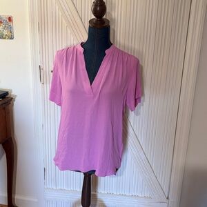 J crew drapey band-collar popover size xs NWT